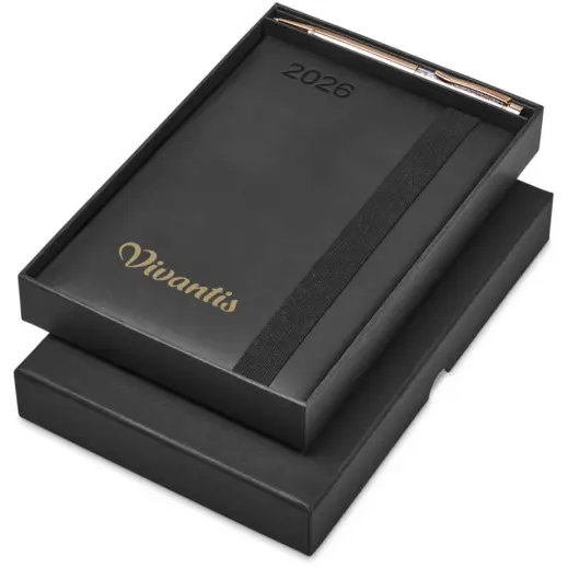 Altitude Advantage A5 2026 Diary & Hailey Pen Set Gift Box Branded